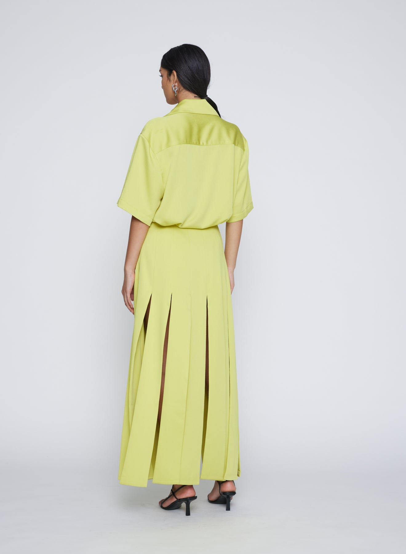 KENZIE SKIRT (CHARTREUSE)